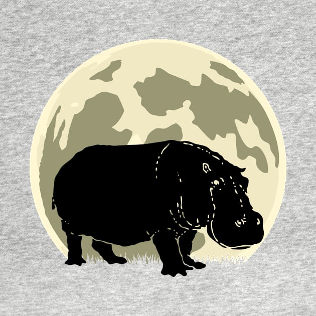 Hippo Cute Halloween Design by RJCatch